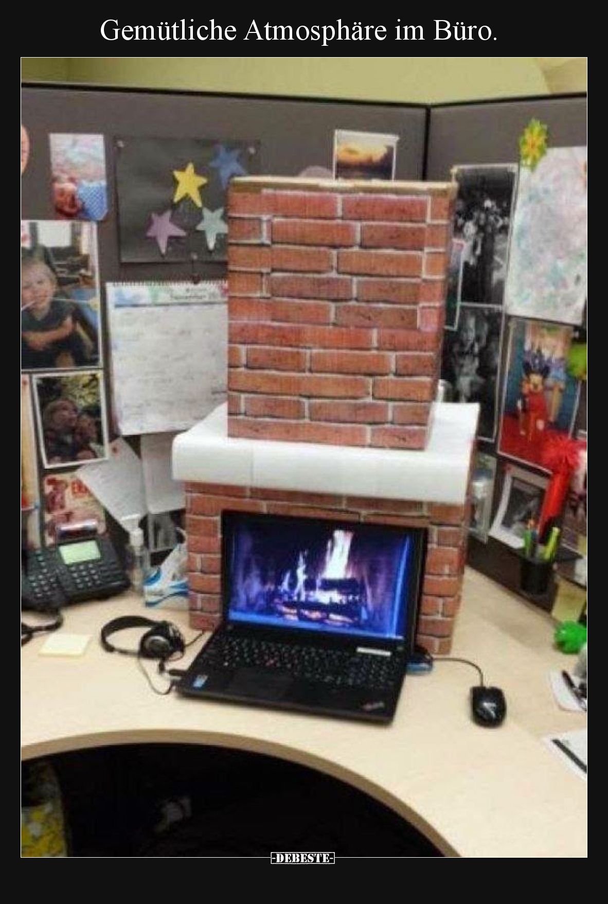 Gemütliche Atmosphäre im Büro.