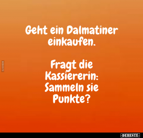 Geht ein Dalmatiner einkaufen... - Lustige Bilder | DEBESTE.de