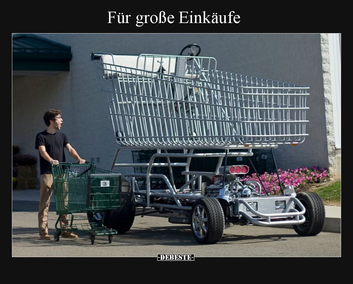 Für große Einkäufe