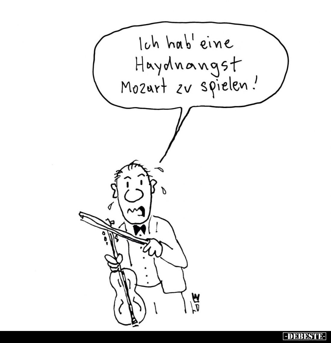 Ich hab' eine Haydnangst, Mozart zu spielen!