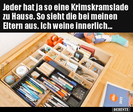 Jeder hat ja so eine Krimskramslade zu Hause... - Lustige Bilder | DEBESTE.de