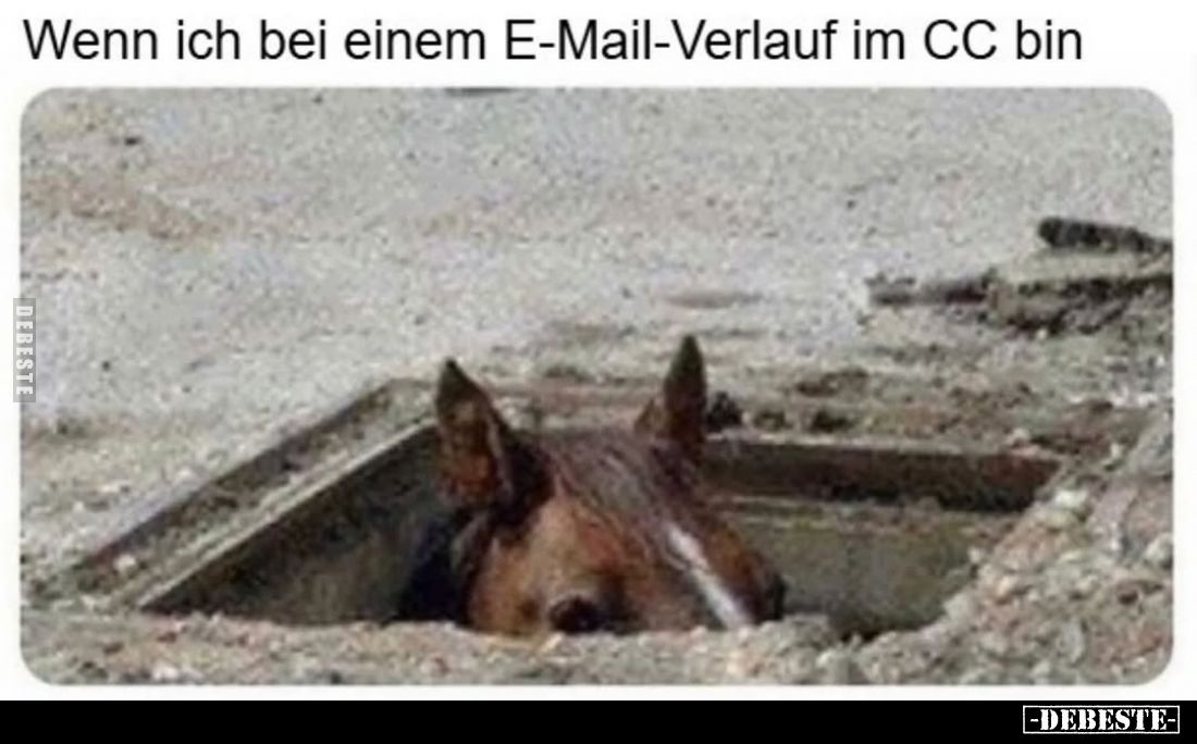 Wenn ich bei einem E-Mail-Verlauf im CC bin.