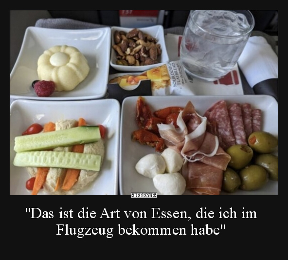 "Das ist die Art von Essen, die ich im Flugzeug bekommen.." - Lustige Bilder | DEBESTE.de