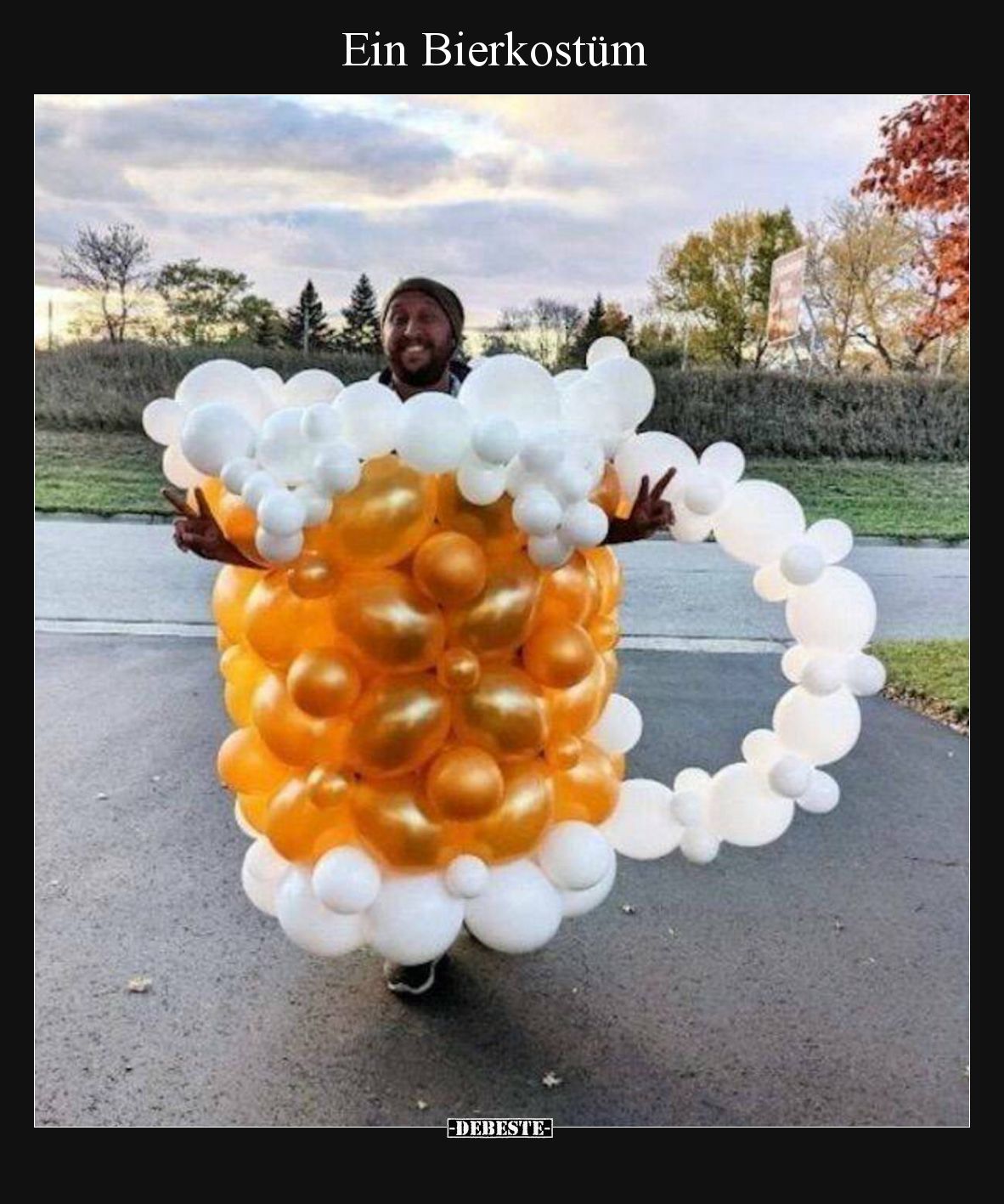 Ein Bierkostüm