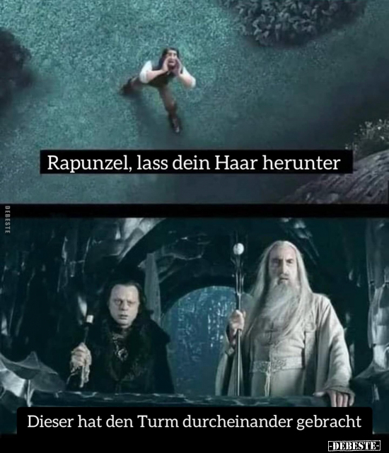 Rapunzel, lass dein Haar herunter... - Lustige Bilder | DEBESTE.de