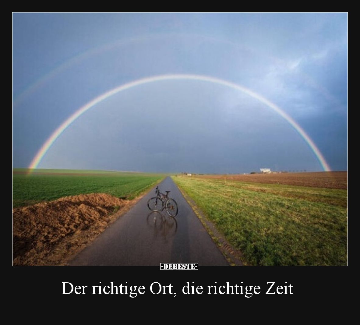 Der richtige Ort, die richtige Zeit