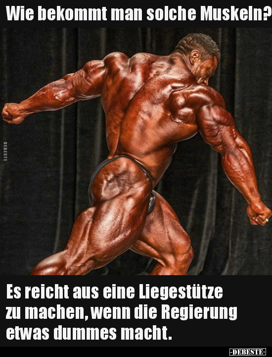 Wie bekommt man solche Muskeln? - Lustige Bilder | DEBESTE.de
