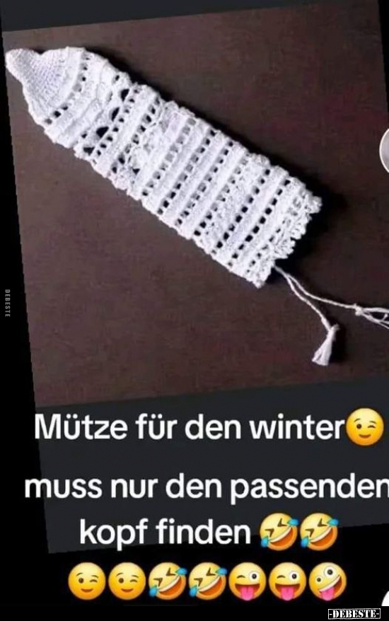 Mütze für den Winter.. - Lustige Bilder | DEBESTE.de