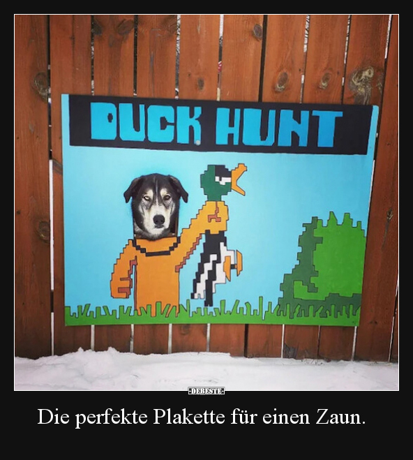 Die perfekte Plakette für einen Zaun... - Lustige Bilder | DEBESTE.de