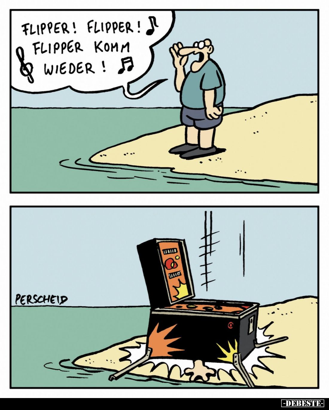 Flipper! Flipper! Flipper komm wieder!