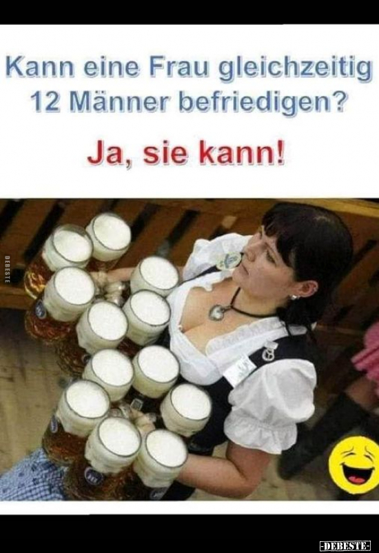 Kann eine Frau gleichzeitig 12 Männer befriedigen?.. - Lustige Bilder | DEBESTE.de