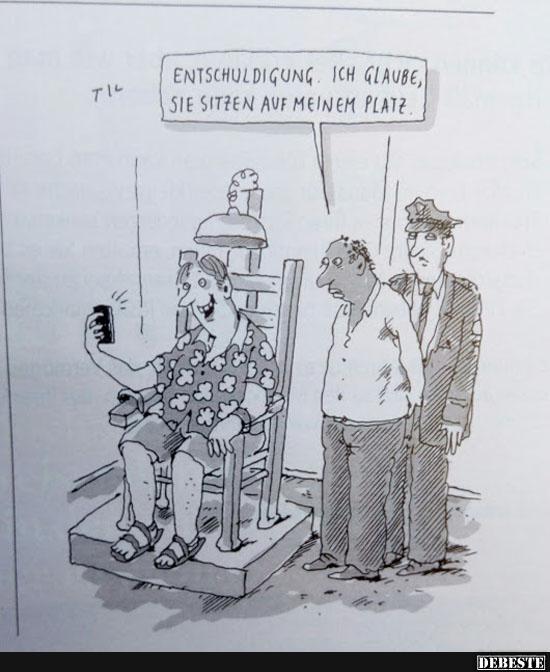 Entschuldigen Sie, ich glaube, Sie sitzen auf meinem Platz..