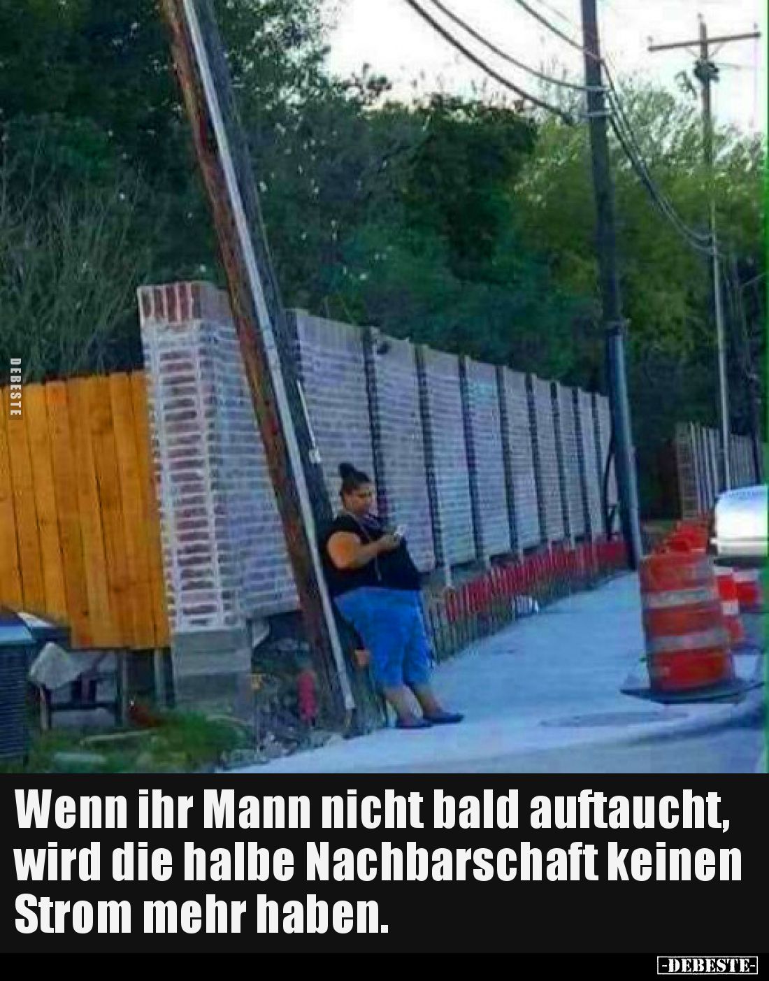Wenn ihr Mann nicht bald auftaucht, wird die halbe.. - Lustige Bilder | DEBESTE.de