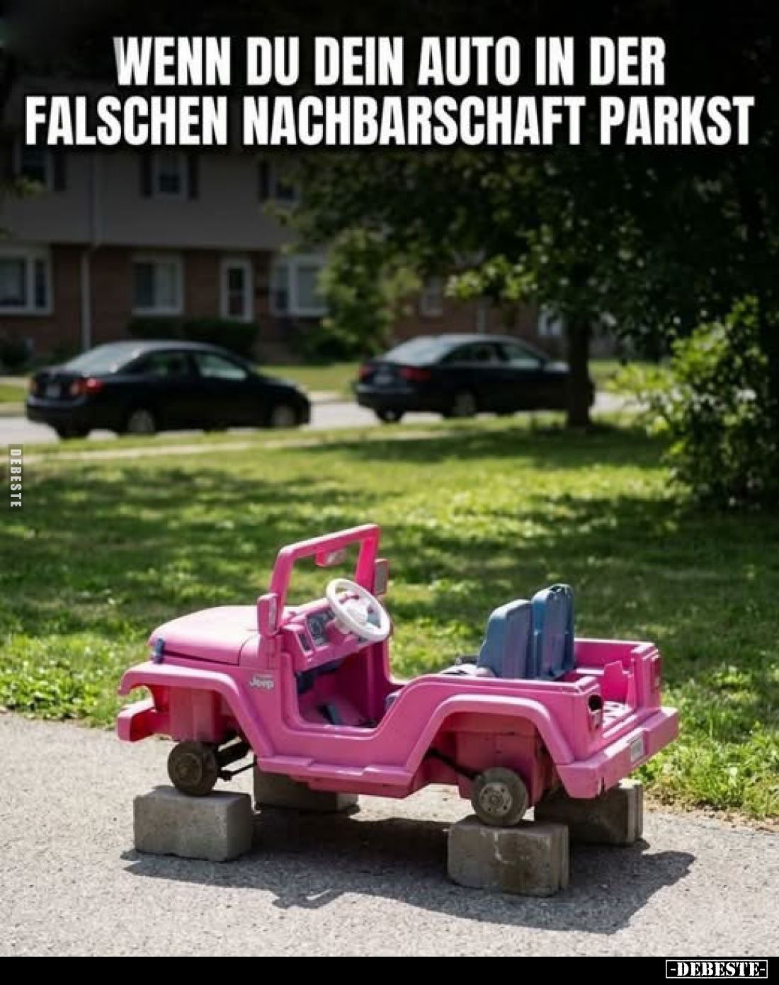 Wenn du dein Auto in der falschen Nachbarschaft parkst.