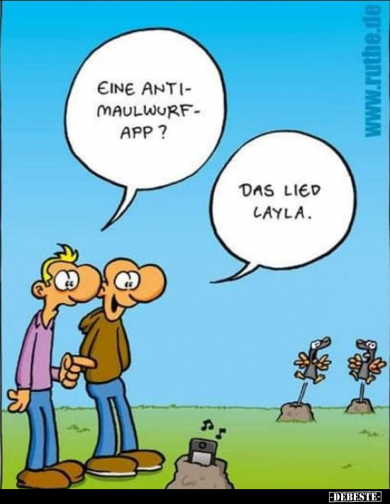 Eine Antimaulwurf-App?.. - Lustige Bilder | DEBESTE.de