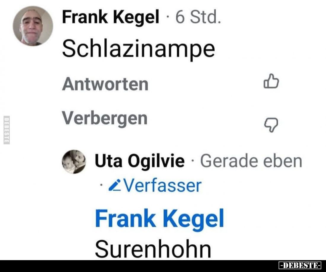 Schlazinampe. - Surenhohn.