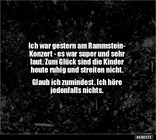 Ich war gestern am Rammstein- Konzert - es war super und.. - Lustige Bilder | DEBESTE.de