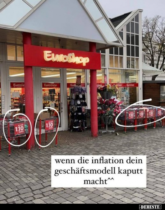 Wenn die Inflation dein Geschäftsmodell kaputt.. - Lustige Bilder | DEBESTE.de