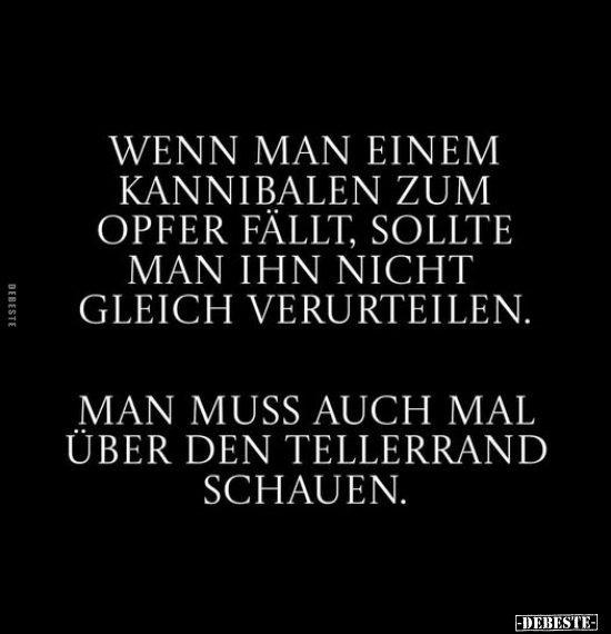 Wenn man einem Kannibalen zum Opfer fällt.. - Lustige Bilder | DEBESTE.de