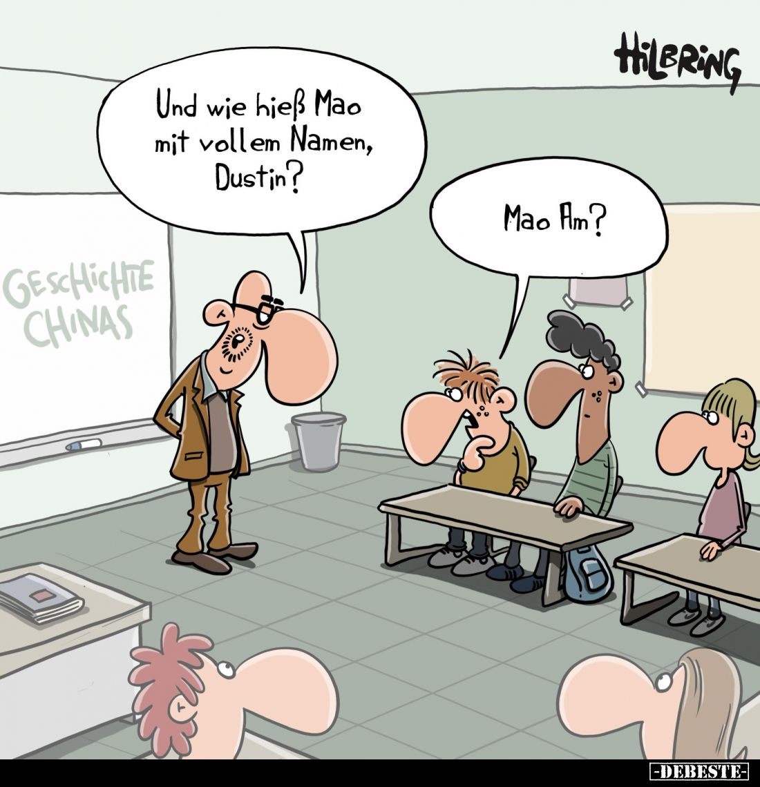 Und wie hieß Mao mit vollem Namen, Dustin? -
Mao Am?