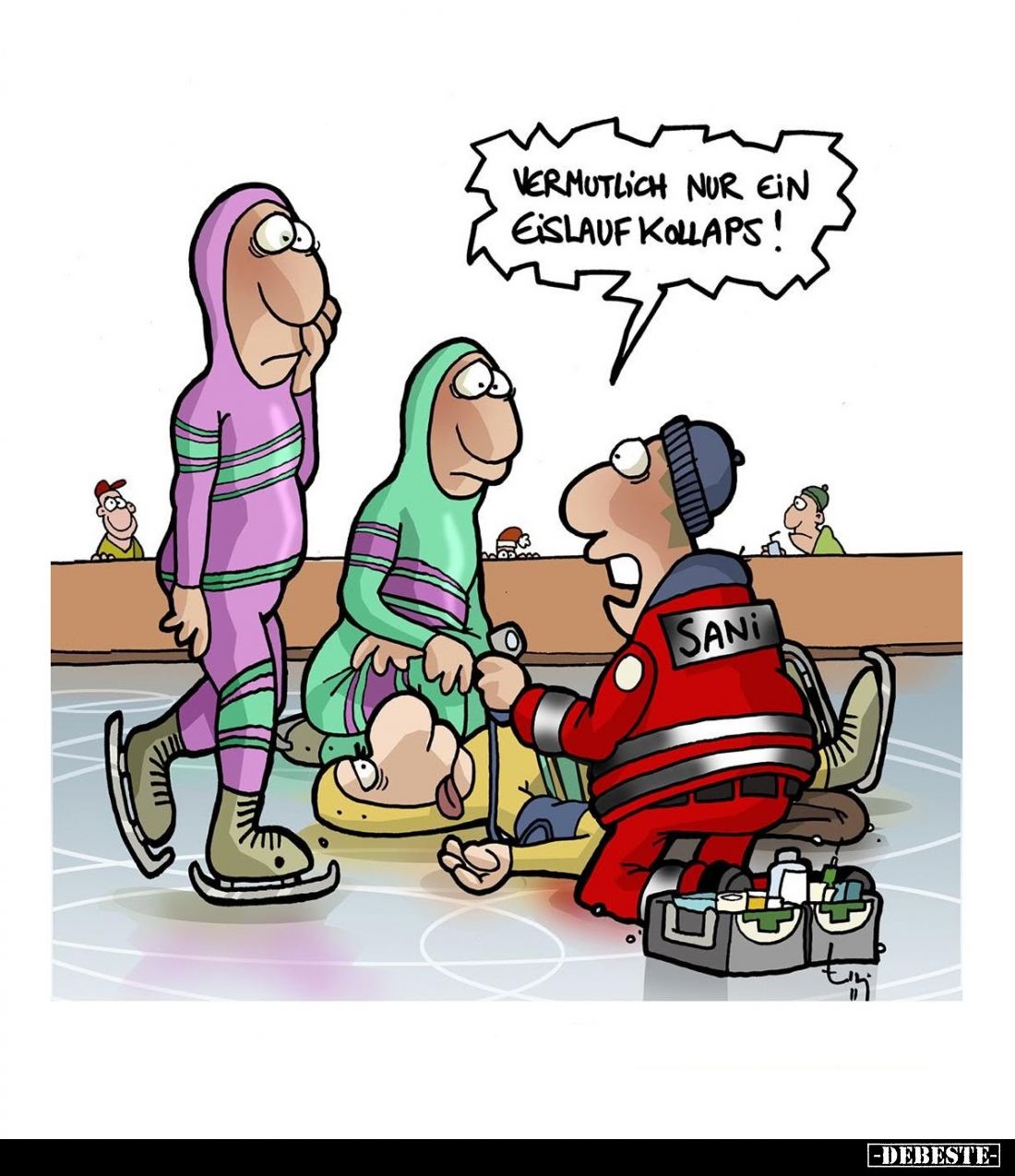 Vermutlich nur ein Eislauf Kollaps!