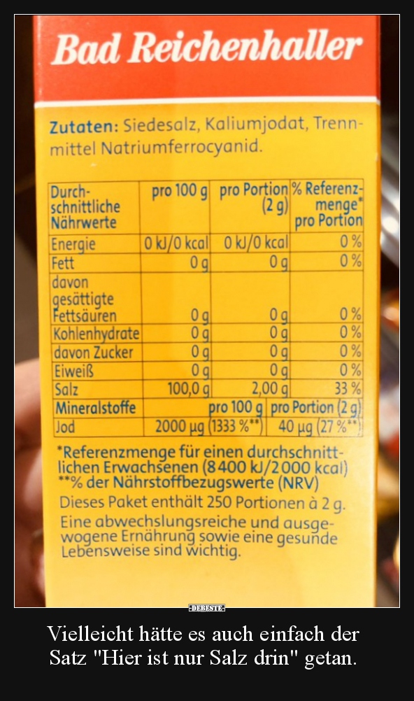 Vielleicht hätte es auch einfach der Satz "Hier ist nur.."