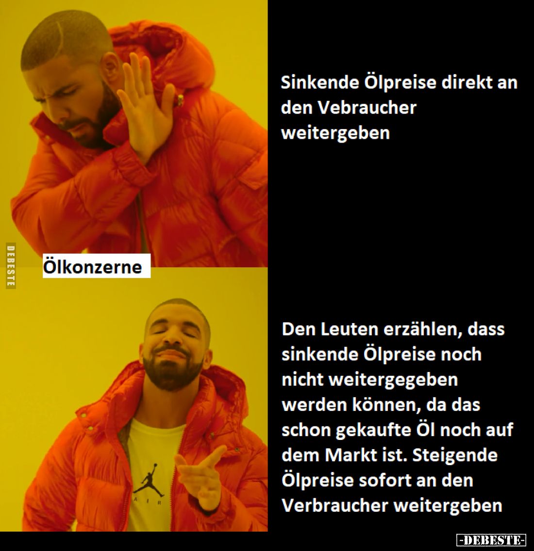 Ölkonzerne: Sinkende Ölpreise direkt an den Vebraucher.. - Lustige Bilder | DEBESTE.de