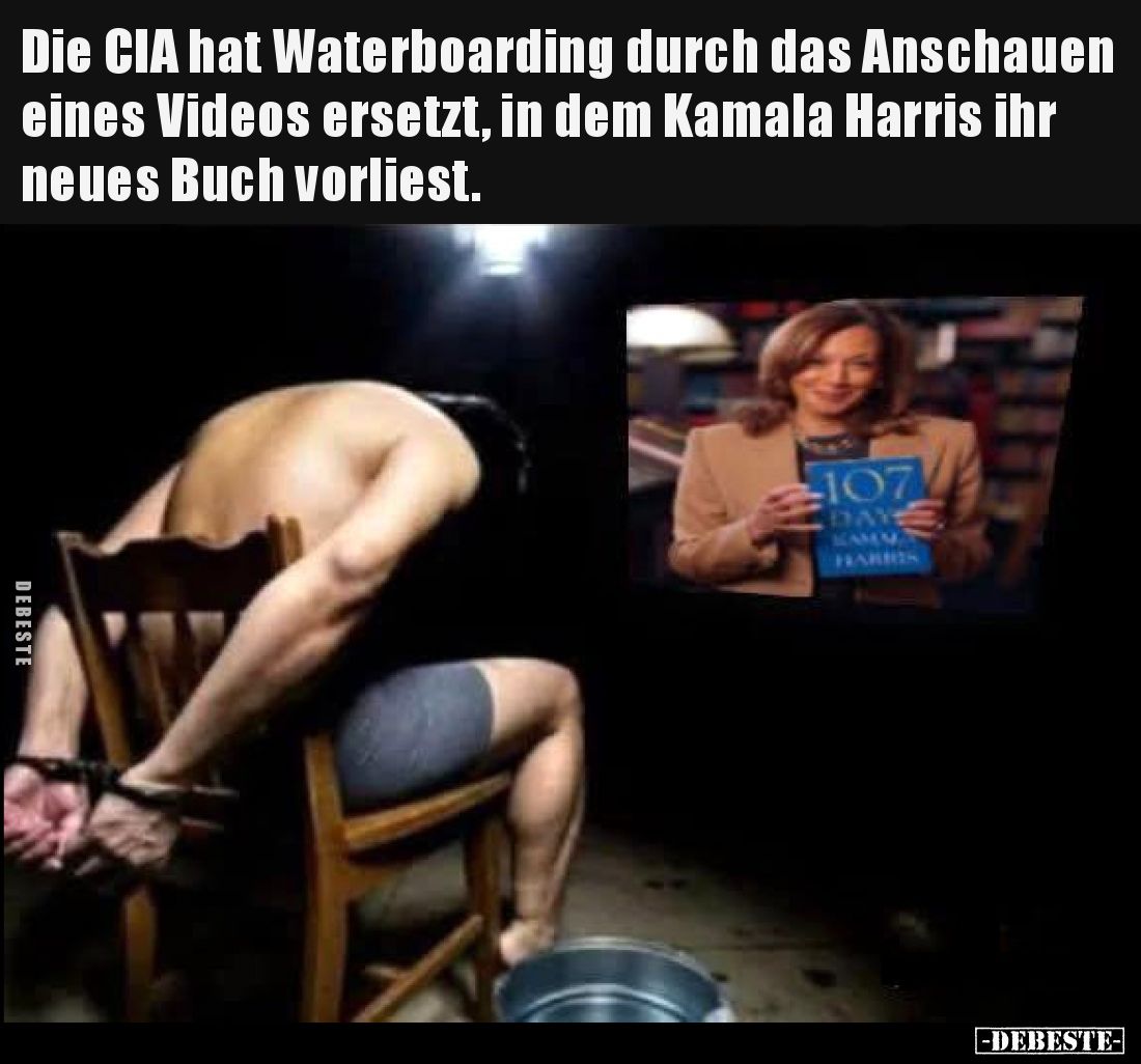 Die CIA hat Waterboarding durch das Anschauen eines Videos.. - Lustige Bilder | DEBESTE.de