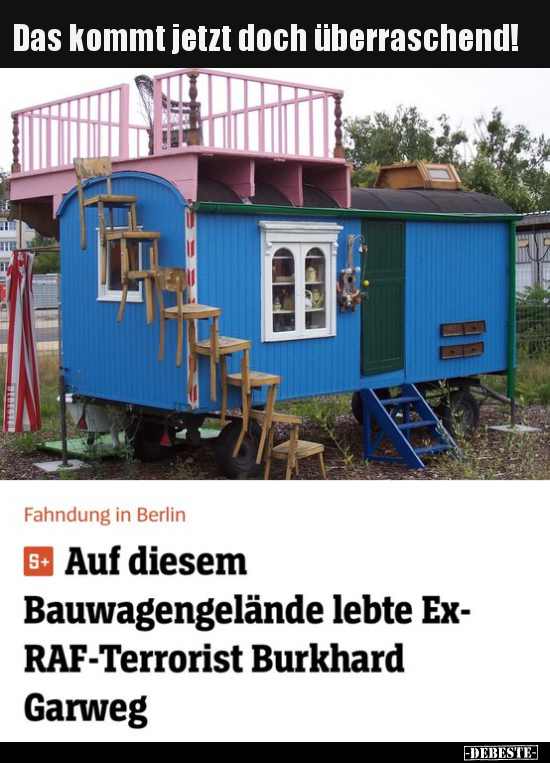 Das kommt jetzt doch überraschend!