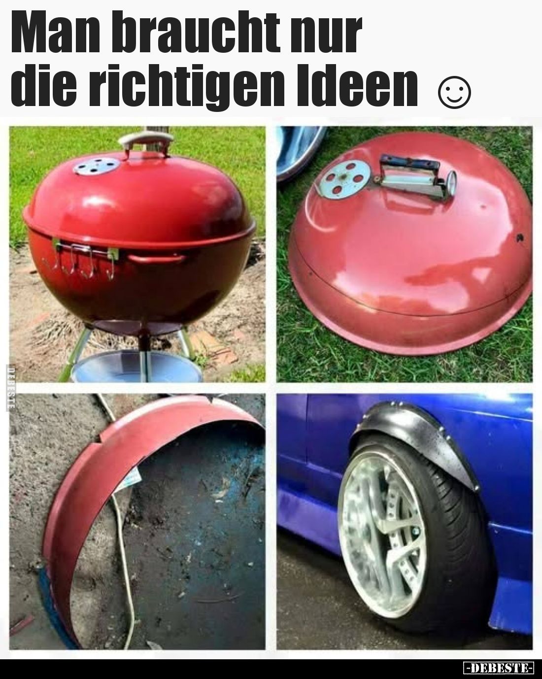 Man braucht nur die richtigen Ideen.