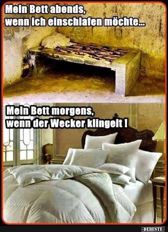 Mein Bett abends, wenn ich einschlafen möchte... - Lustige Bilder | DEBESTE.de
