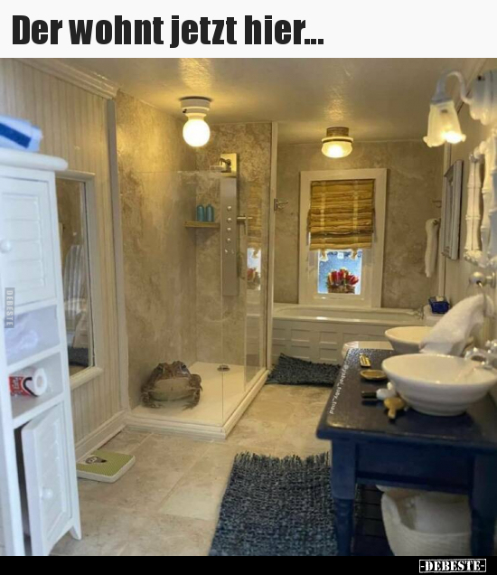 Der wohnt jetzt hier...