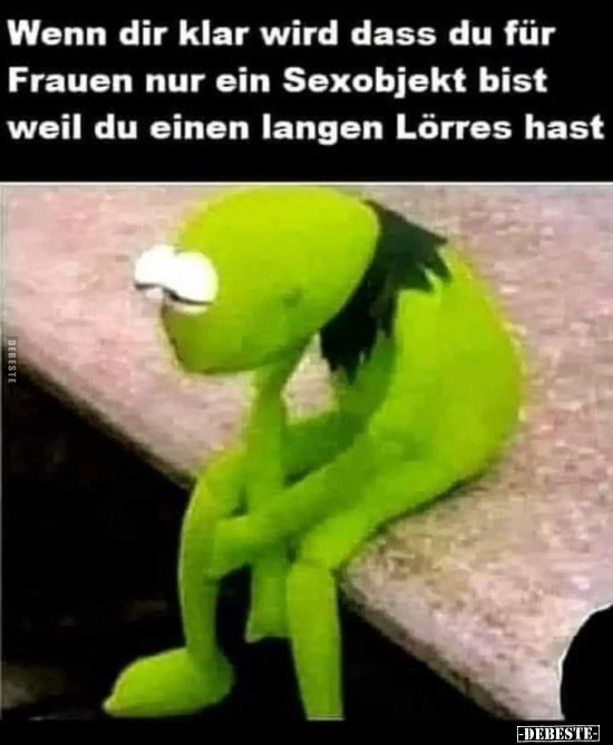 Wenn dir klar wird dass du für Frauen nur ein S*exobjekt.. - Lustige Bilder | DEBESTE.de