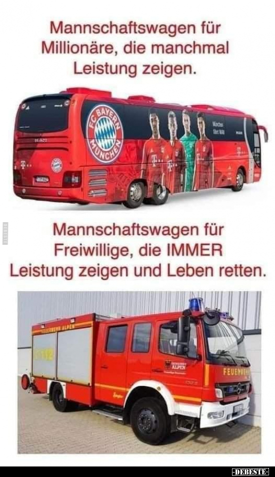 Mannschaftswagen für Millionäre, die manchmal Leistung.. - Lustige Bilder | DEBESTE.de