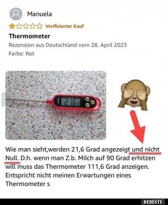 Thermometer - Wie man sieht.. - Lustige Bilder | DEBESTE.de