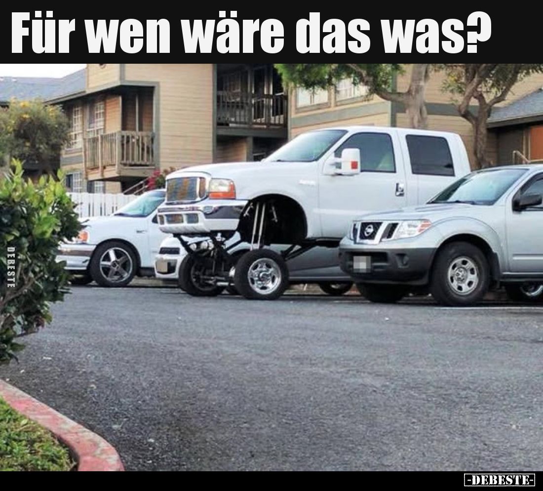 Für wen wäre das was?