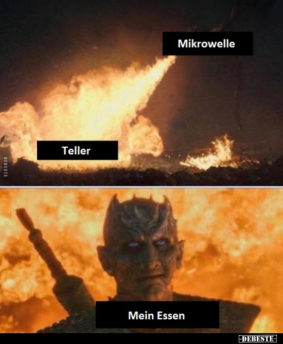 Mikrowelle / Teller / Mein Essen..