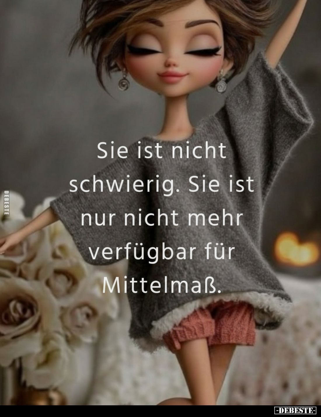 Sie ist nicht schwierig. Sie ist nur nicht mehr verfügbar für Mittelmaß.