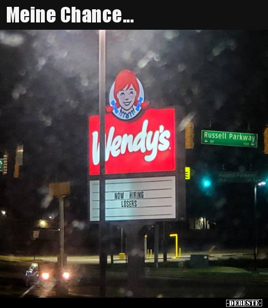 Meine Chance...