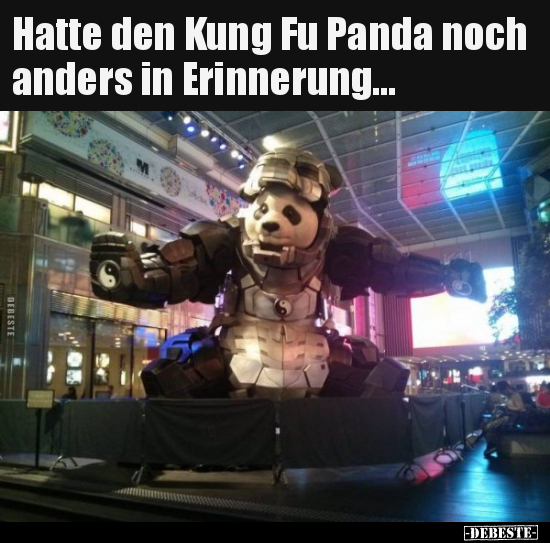 Hatte den Kung Fu Panda noch anders in Erinnerung... - Lustige Bilder | DEBESTE.de