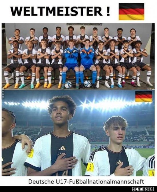 Deutsche U17-Fußballnationalmannschaft.. - Lustige Bilder | DEBESTE.de