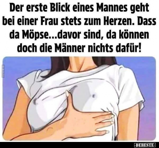 Der erste Blick eines Mannes.. - Lustige Bilder | DEBESTE.de