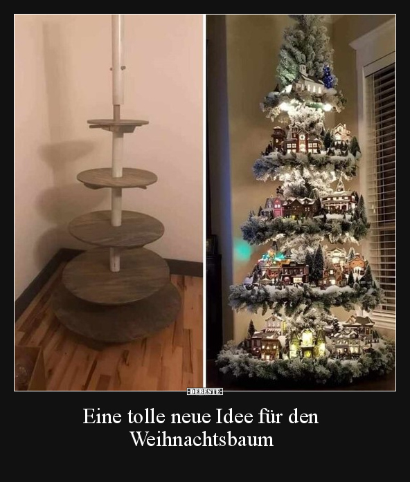 Eine tolle neue Idee für den Weihnachtsbaum.. - Lustige Bilder | DEBESTE.de