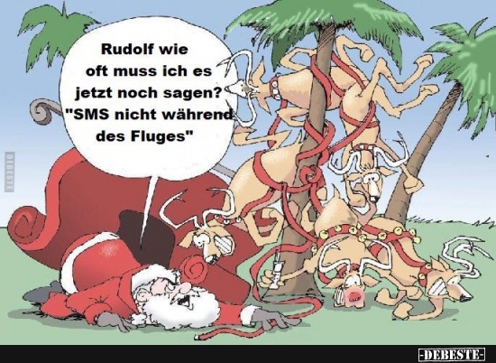 Rudolf wie oft muss ich es jetzt noch sagen? - Lustige Bilder | DEBESTE.de