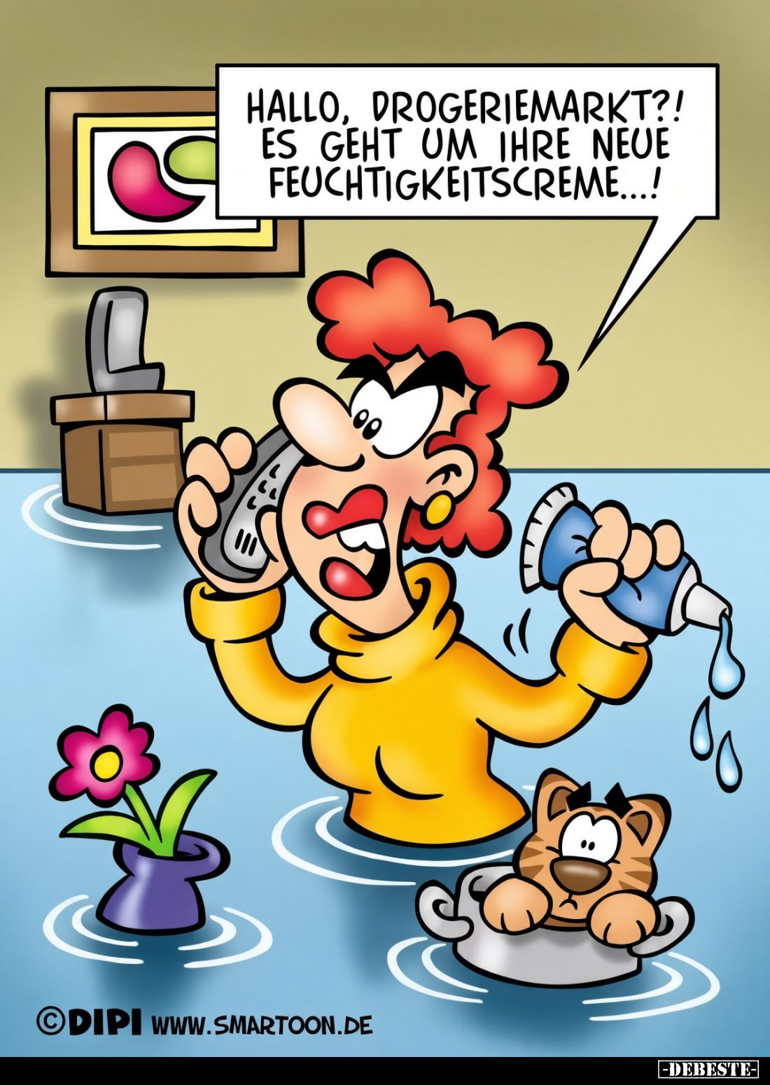 Hallo, Drogeriemarkt?!
Es geht um Ihre neue Feuchtigkeitscreme...!