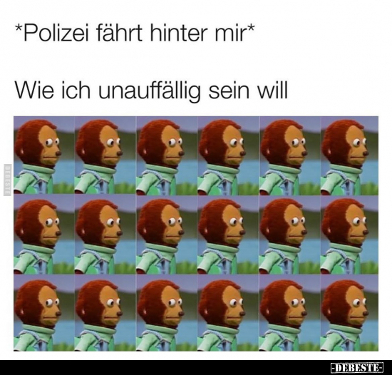 *Polizei fährt hinter mir*.. - Lustige Bilder | DEBESTE.de