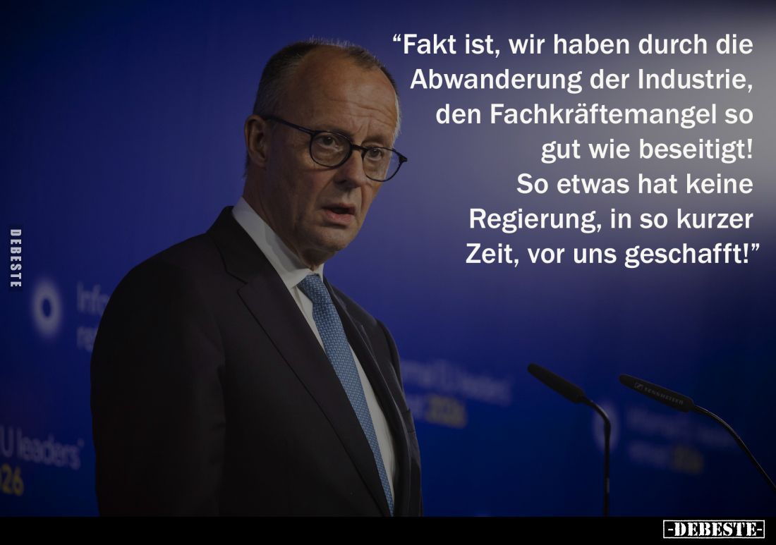 Fakt ist, wir haben durch die Abwanderung... - Lustige Bilder | DEBESTE.de