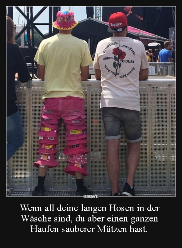 Wenn all deine langen Hosen in der Wäsche sind, du aber.. - Lustige Bilder | DEBESTE.de
