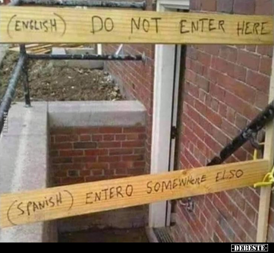 Do not enter here