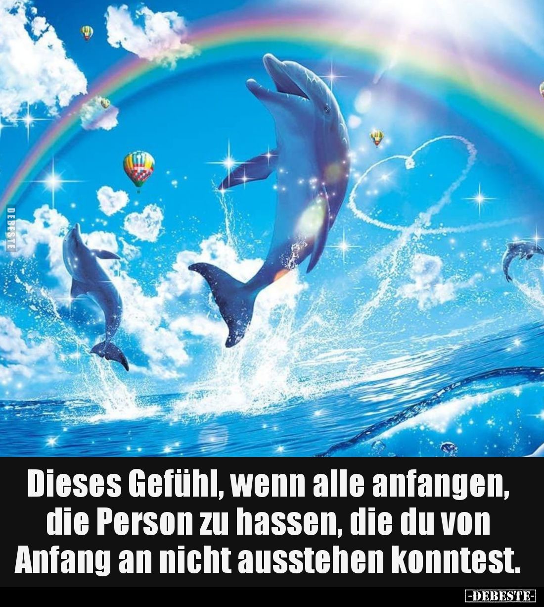 Dieses Gefühl, wenn alle anfangen, die Person zu hassen, die du von Anfang an nicht ausstehen konntest.